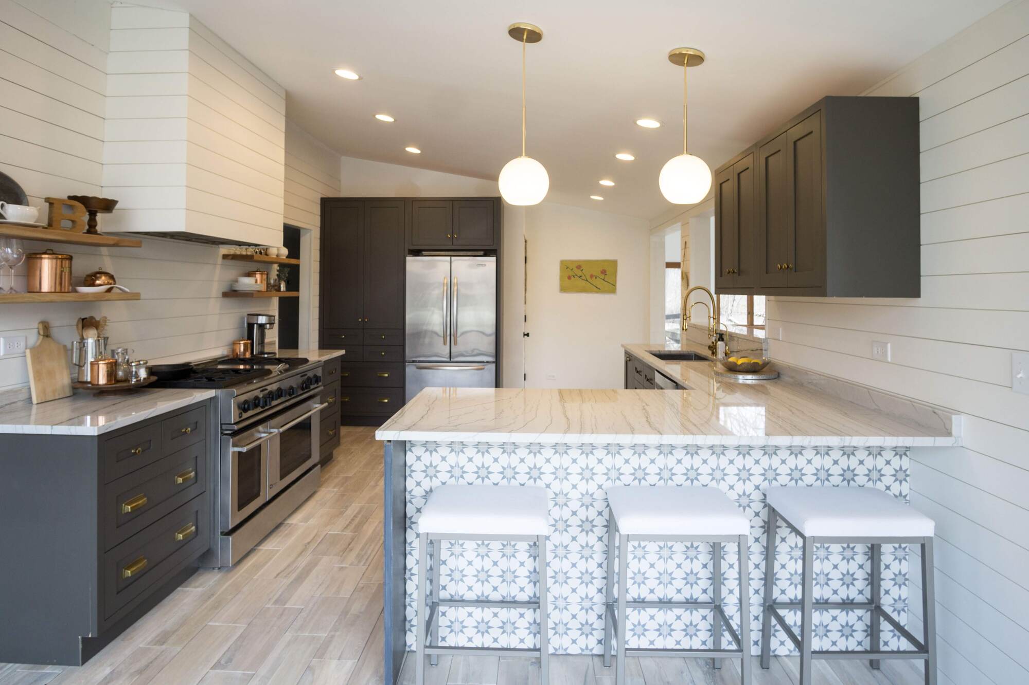 Modern Farmhouse Kitchen Remodel in Winfield, IL by Good Morning Construction project photo