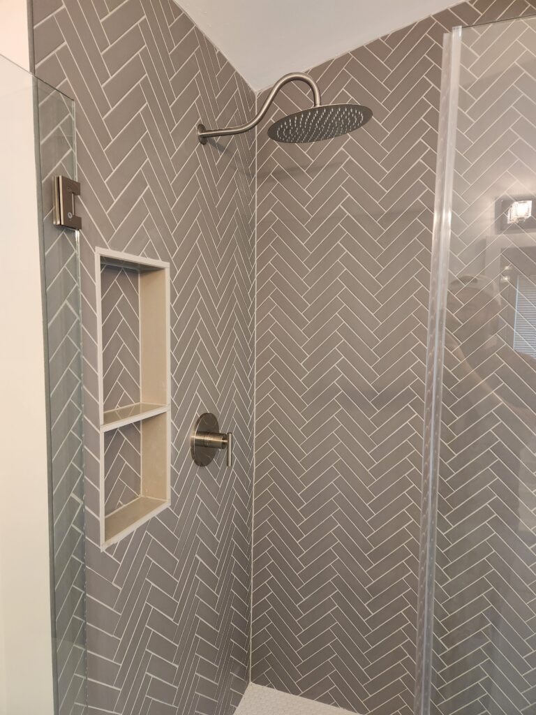 Clean and perfect tile work for your shower remodel