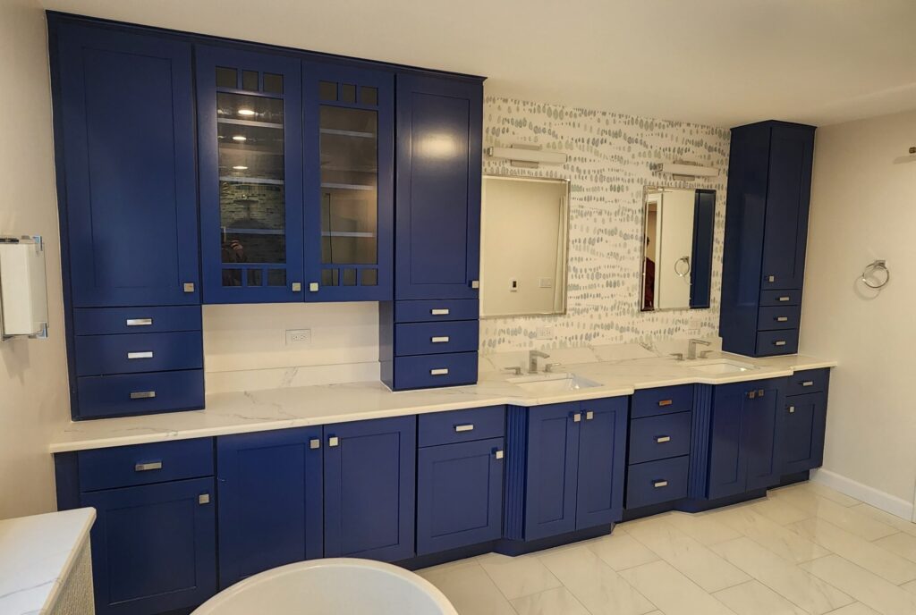 Full custom bathroom remodel in Naperville, IL