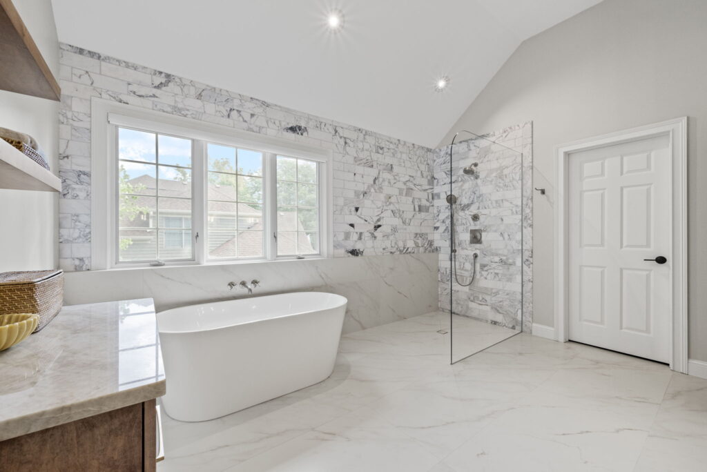 Full custom bathroom and kitchen remodeling, Wheaton, IL