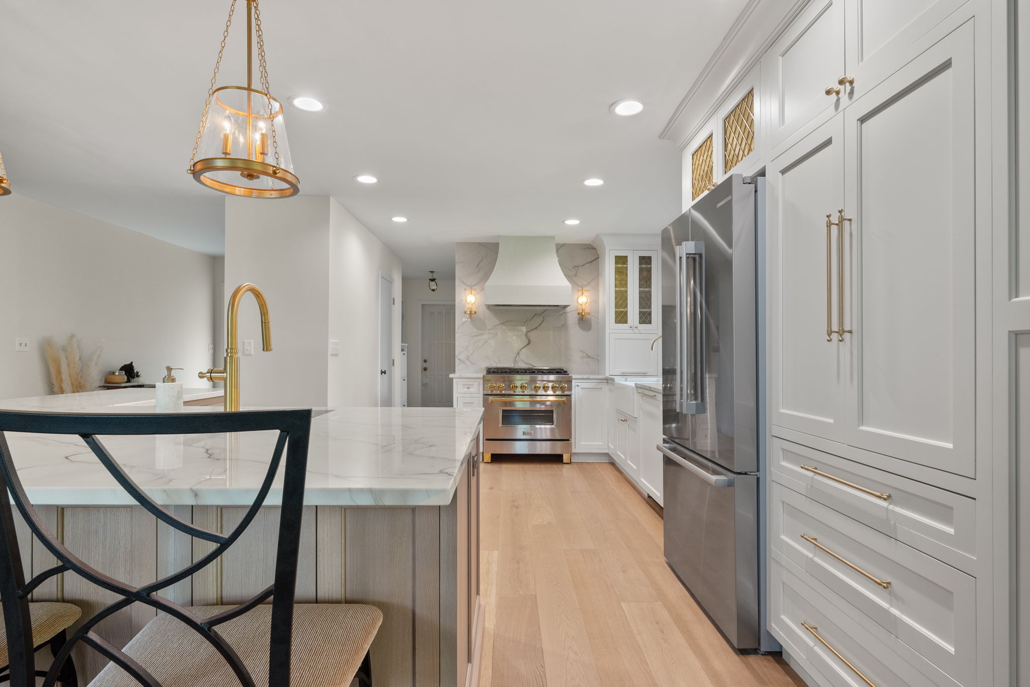 Traditional Transitional Kitchen Remodel by Good Morning Construction project photo