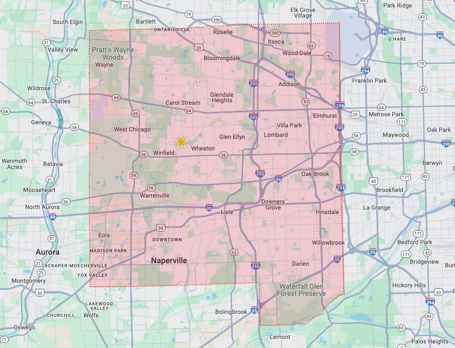 Serving Dupage County, Naperville, Wheaton, Elmhurst, Lisle and more!